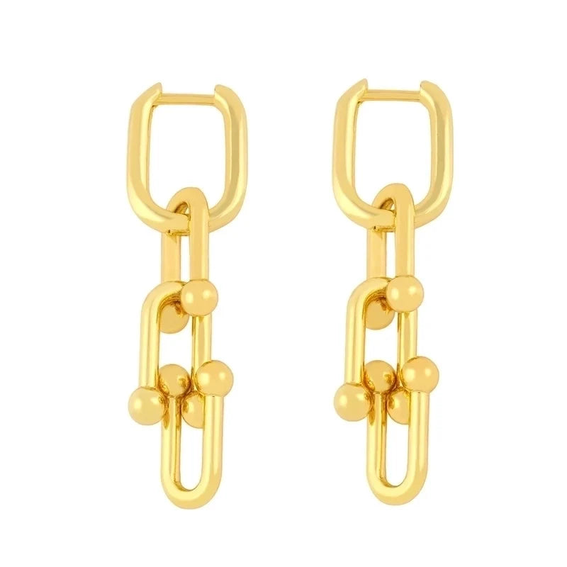 U Link Earrings
