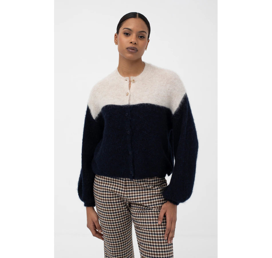 Gros Two Tone Cardigan