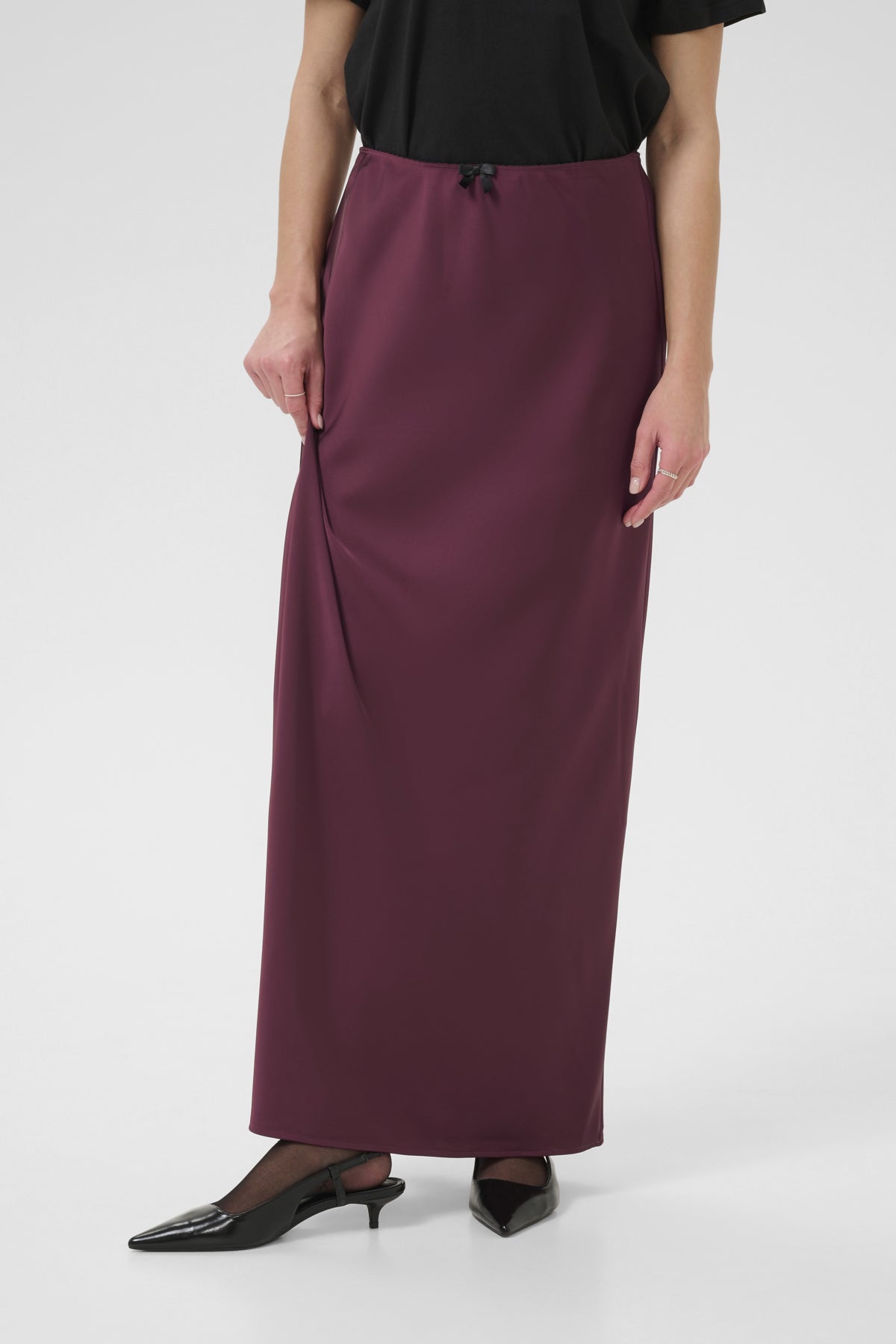 Hill Satin Skirt