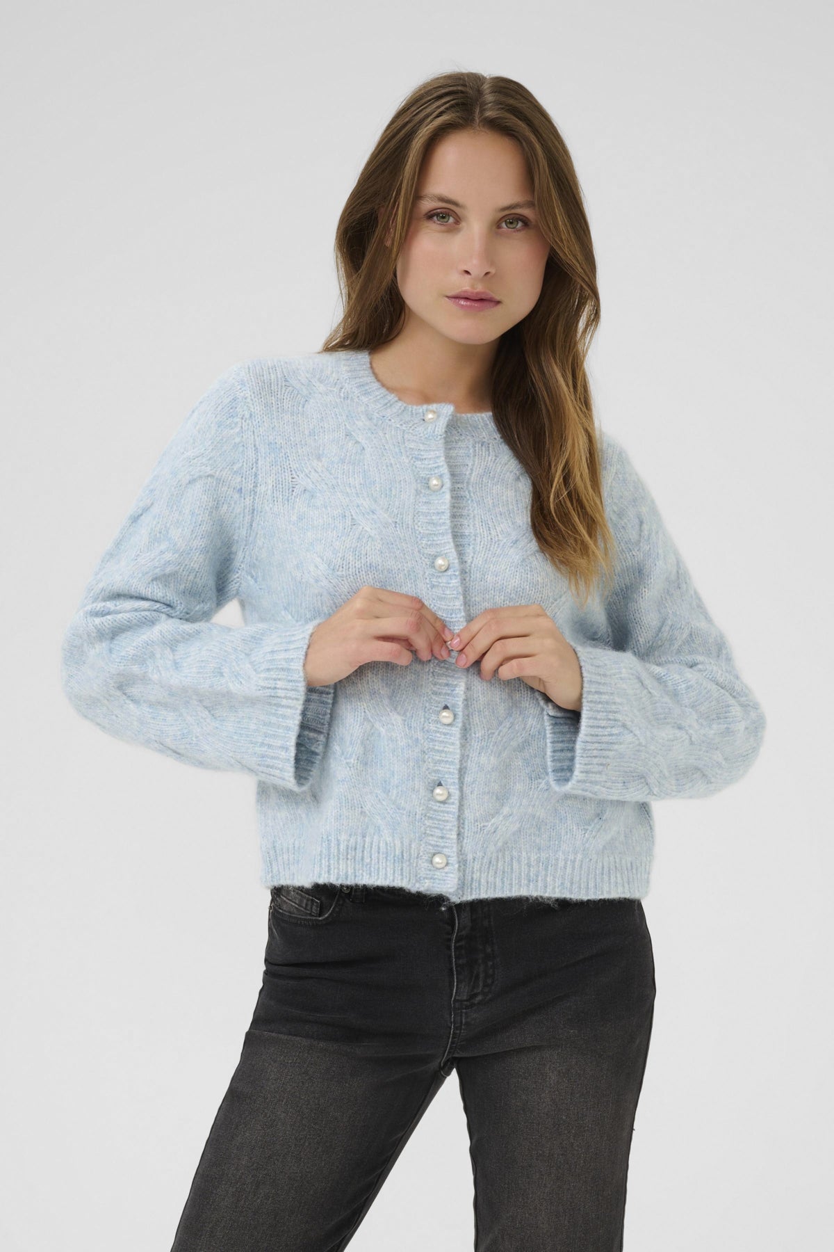 Martha Pearl Button Cardigan