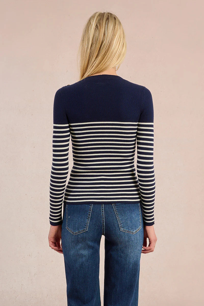 Rib Knit Sailor Top