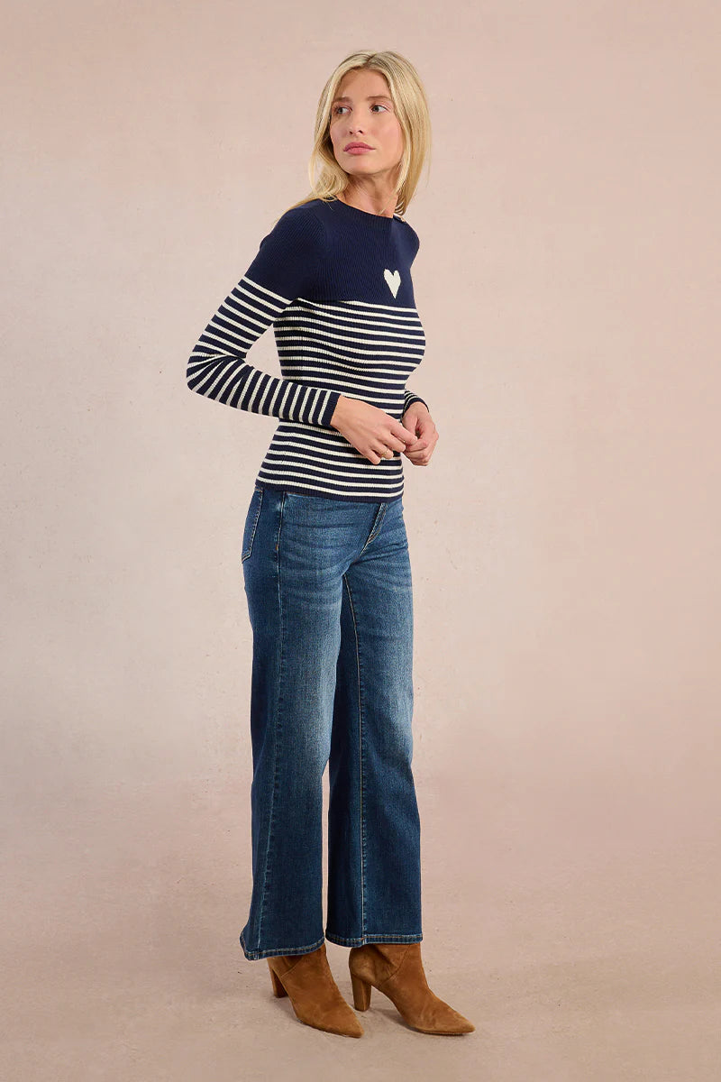 Rib Knit Sailor Top