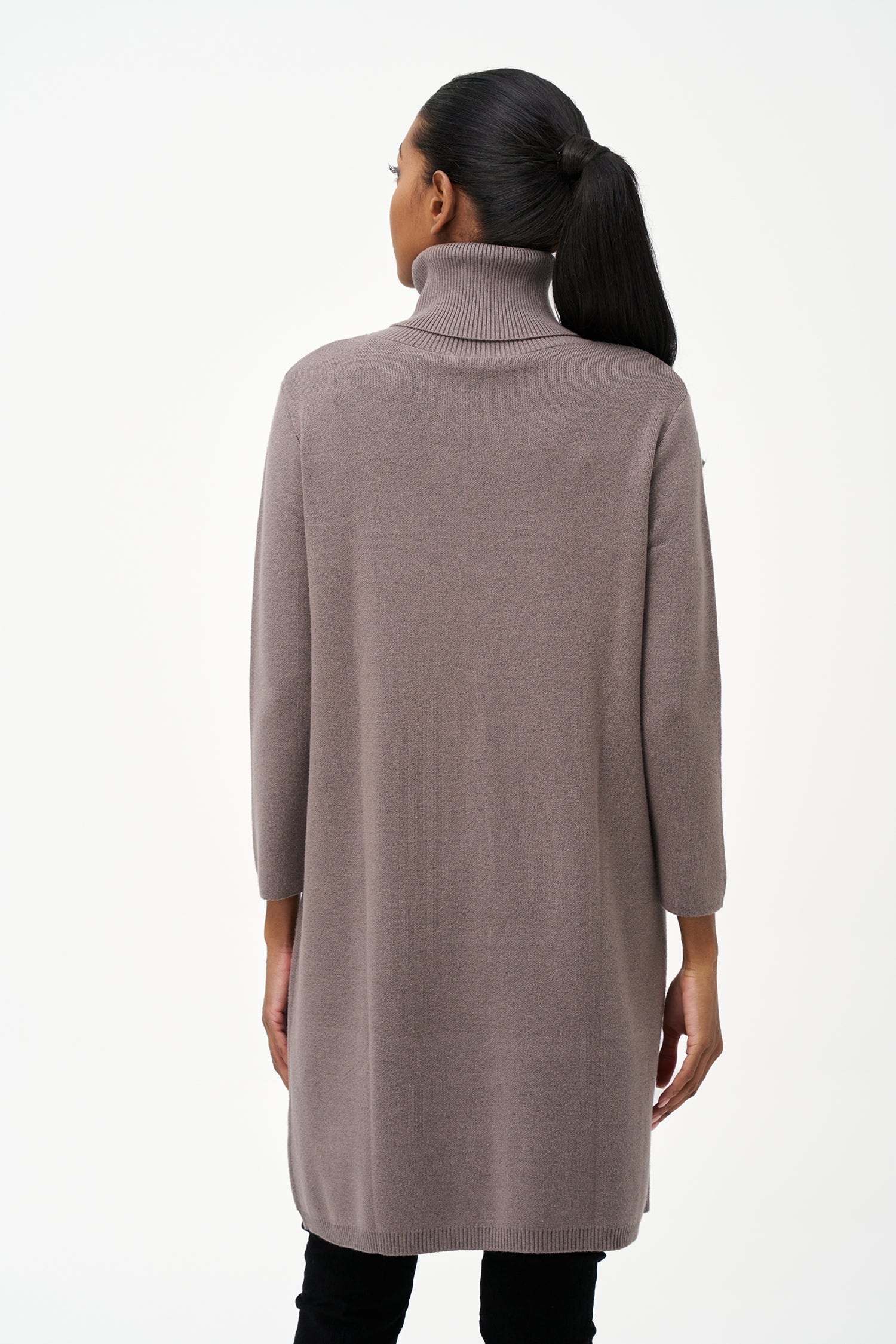 Turtle Neck Tunic Sweater
