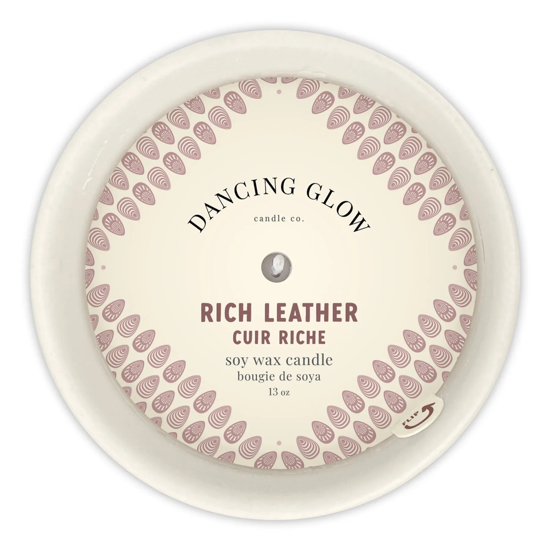Rich Leather Candle