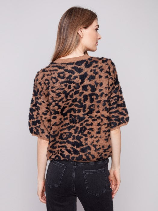 Animal Print Sweater