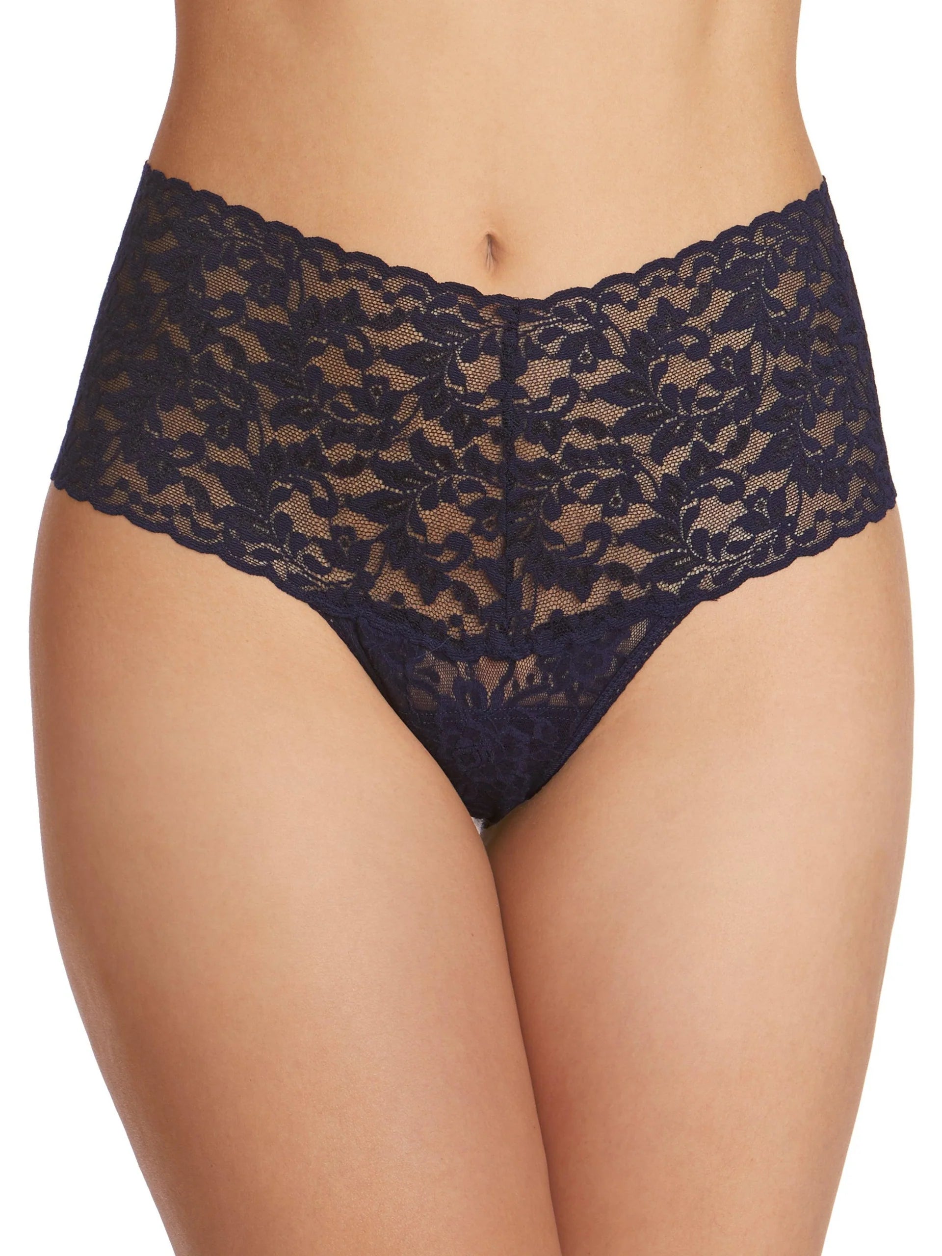 Signature Lace Retro Thong