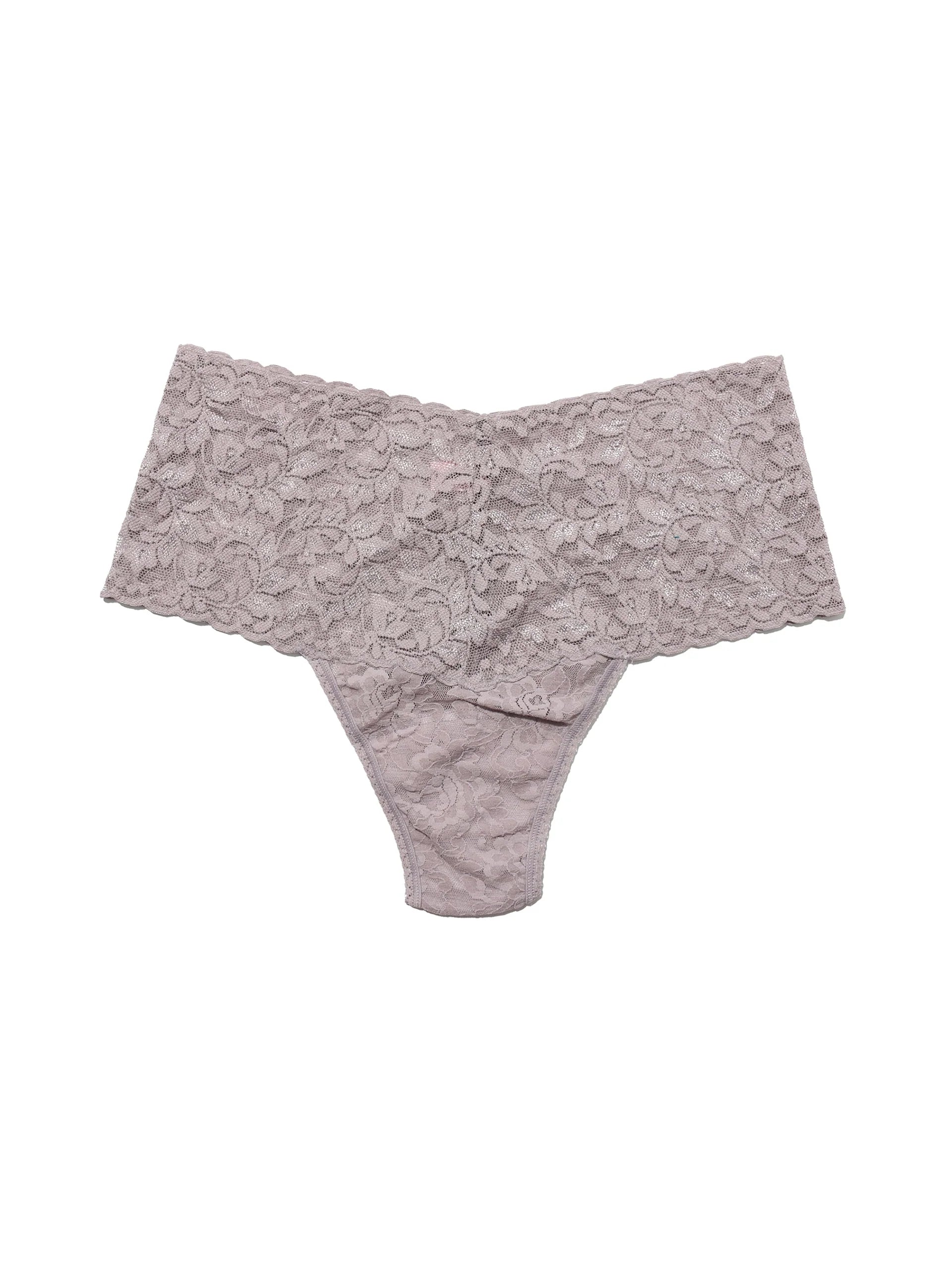 Signature Lace Retro Thong