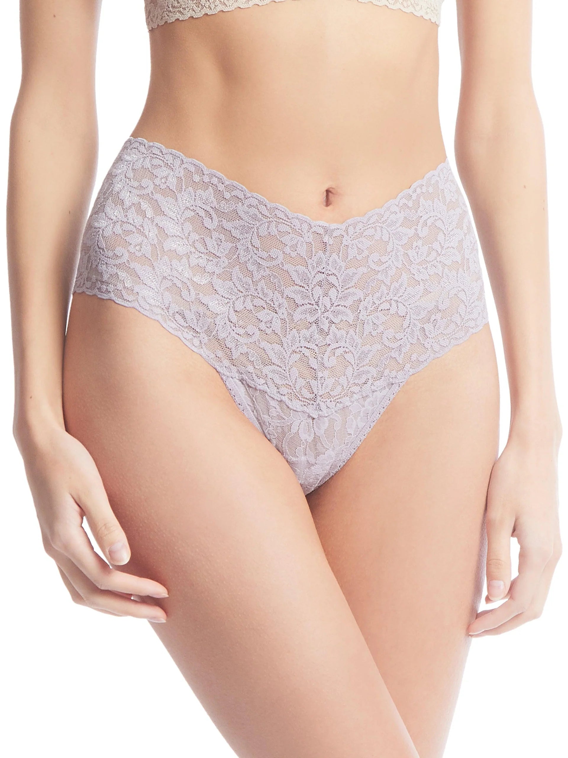 Signature Lace Retro Thong