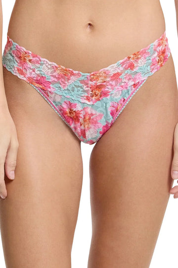 First Bloom Original Rise Lace Thong