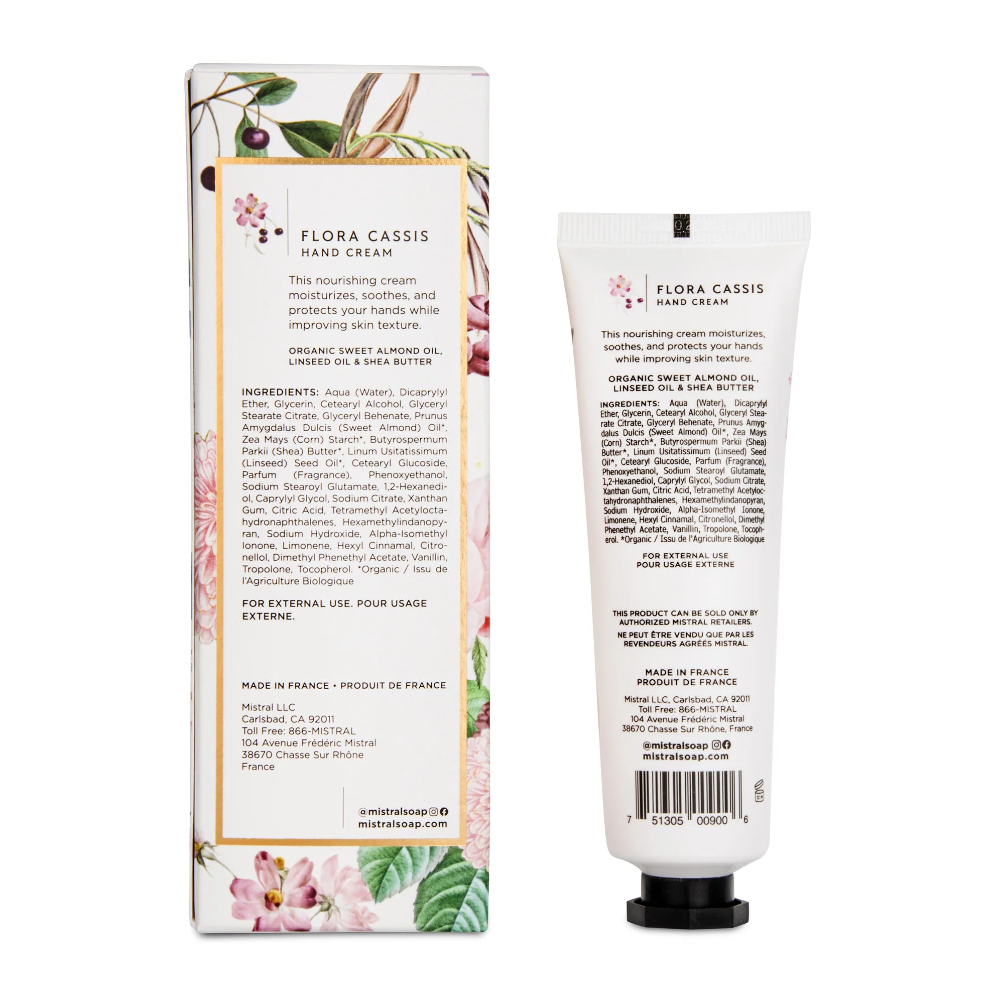 Luxe Flora Cassis Hand Cream