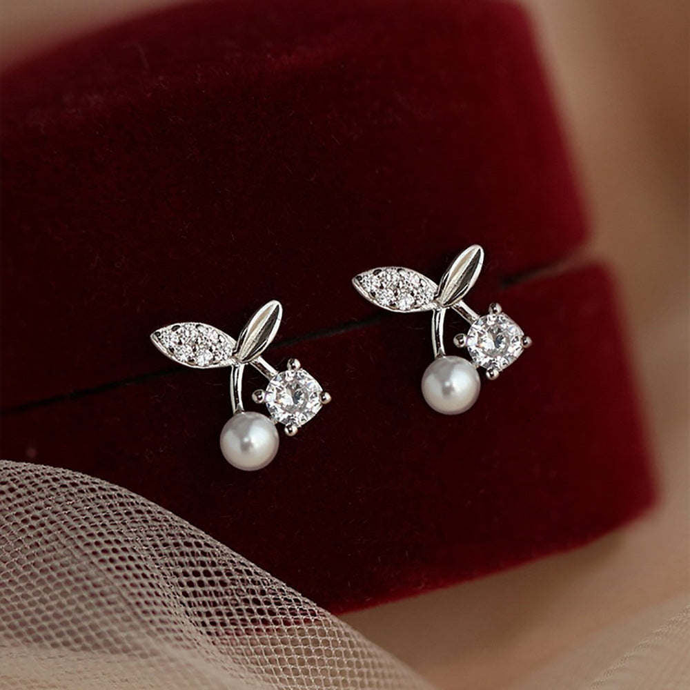 Tiny Cherry Studs