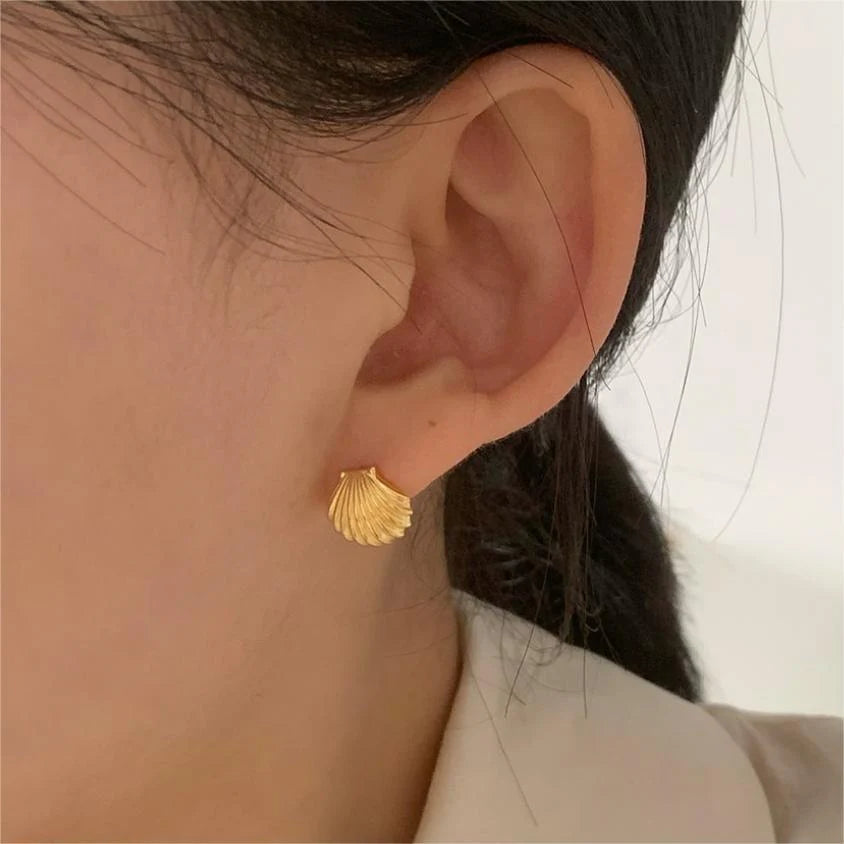 Shell Stud Earrings