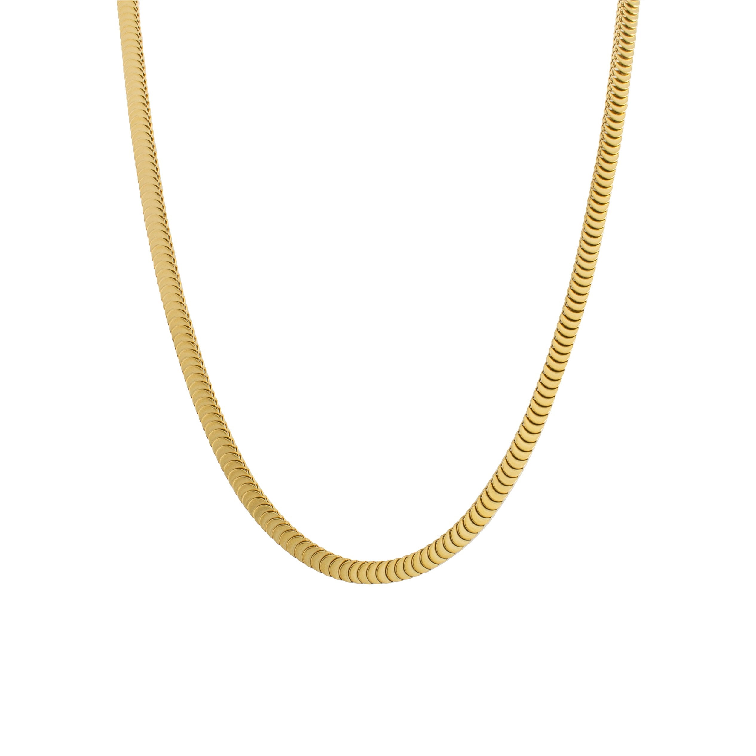 Snake Box Chain Necklace