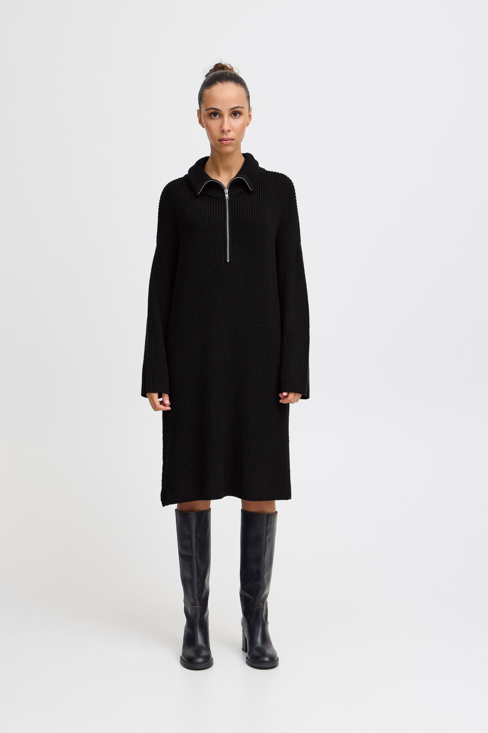 Long Knit Pullover Dress