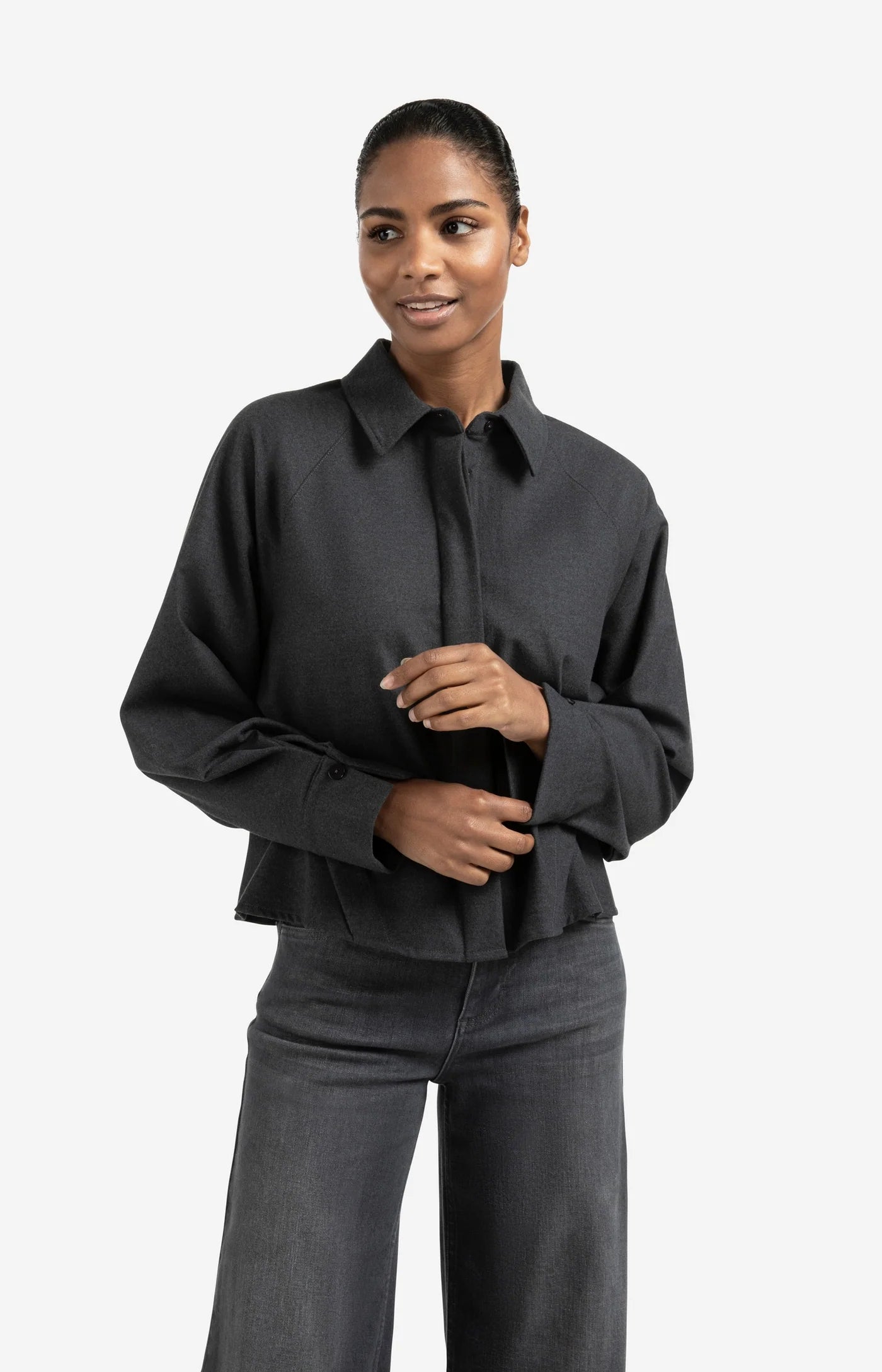 Batwing Pleat Blouse