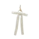 Pearl Beaded Bow Charm