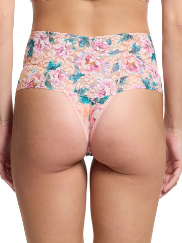 Buy Myself Flowers Retro Lace Thong