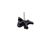 Faux Leather Bulldog Charm