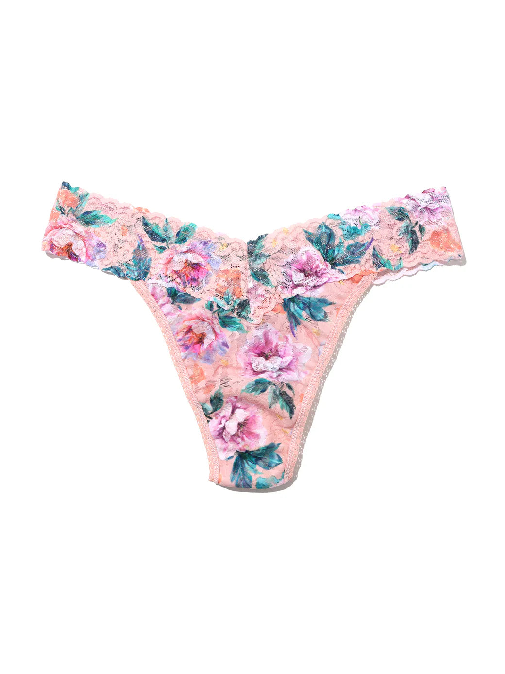 Buy Myself Flowers Original Rise Lace Thong
