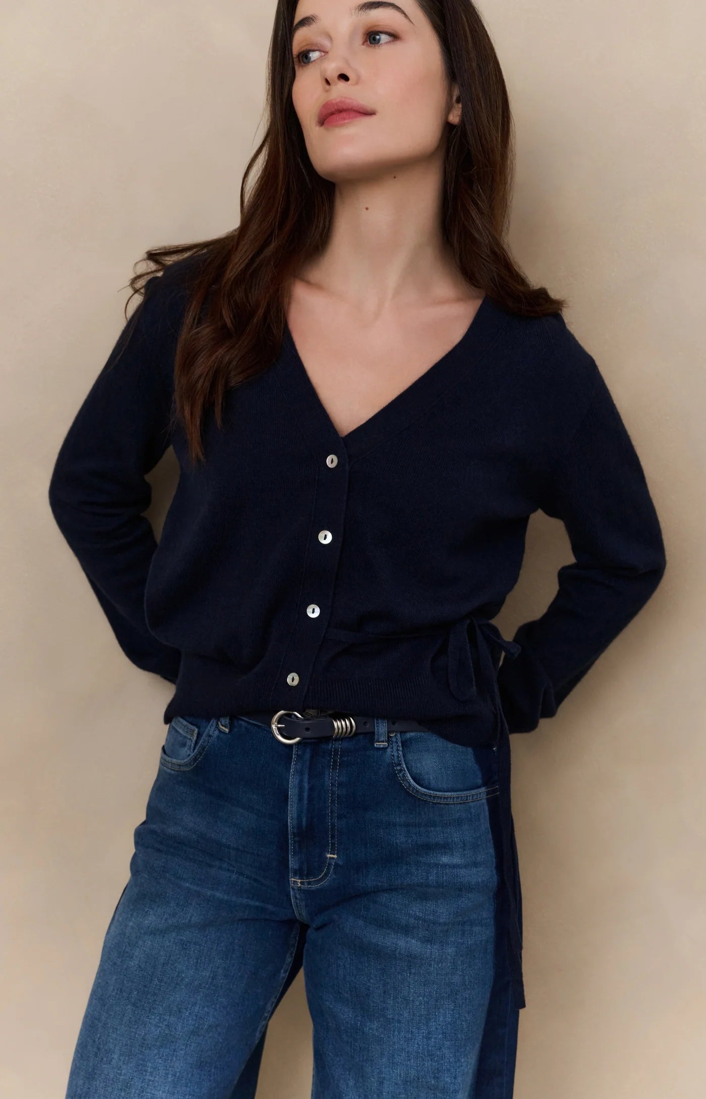 Cardigan With Straps