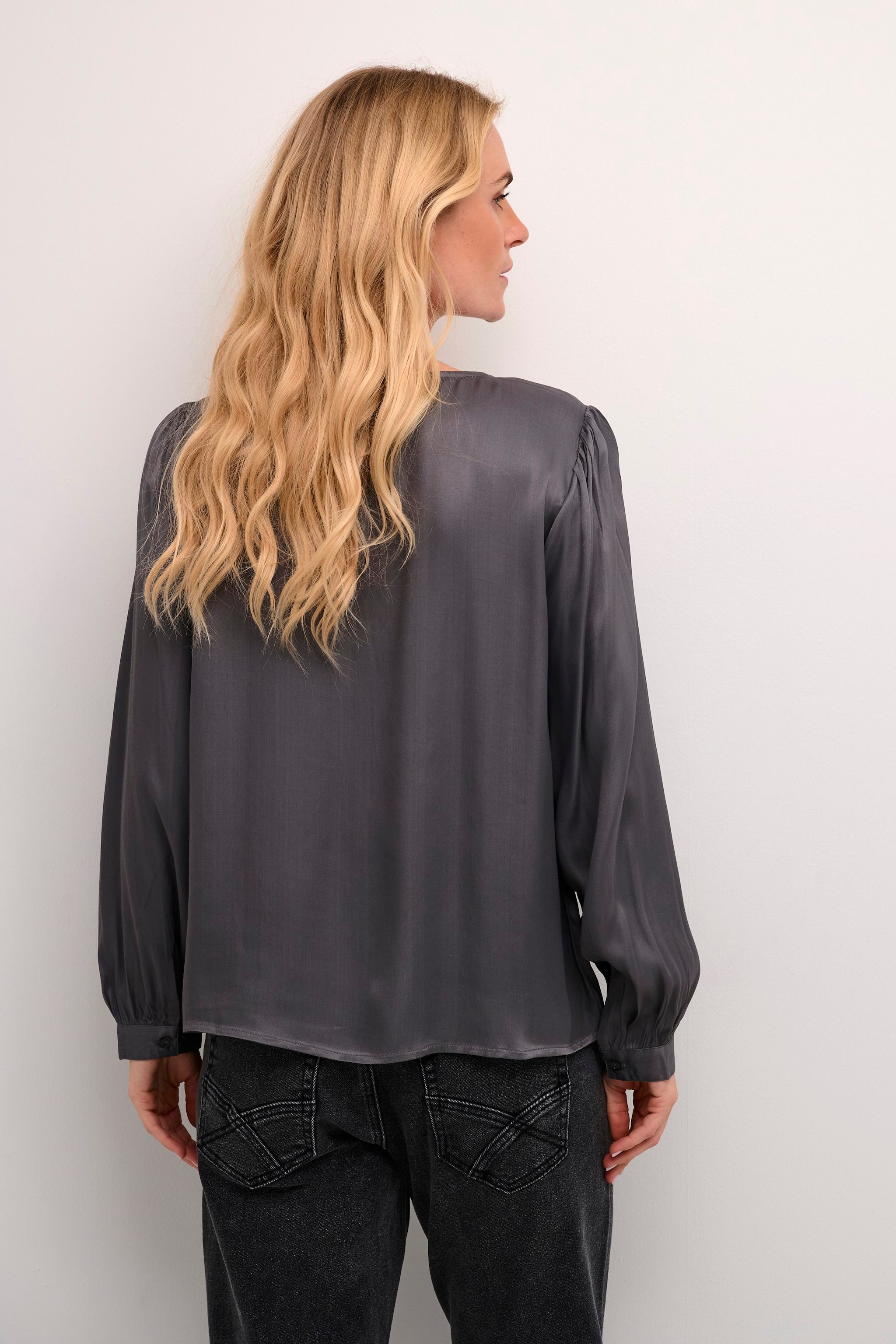 Viria Satin Blouse