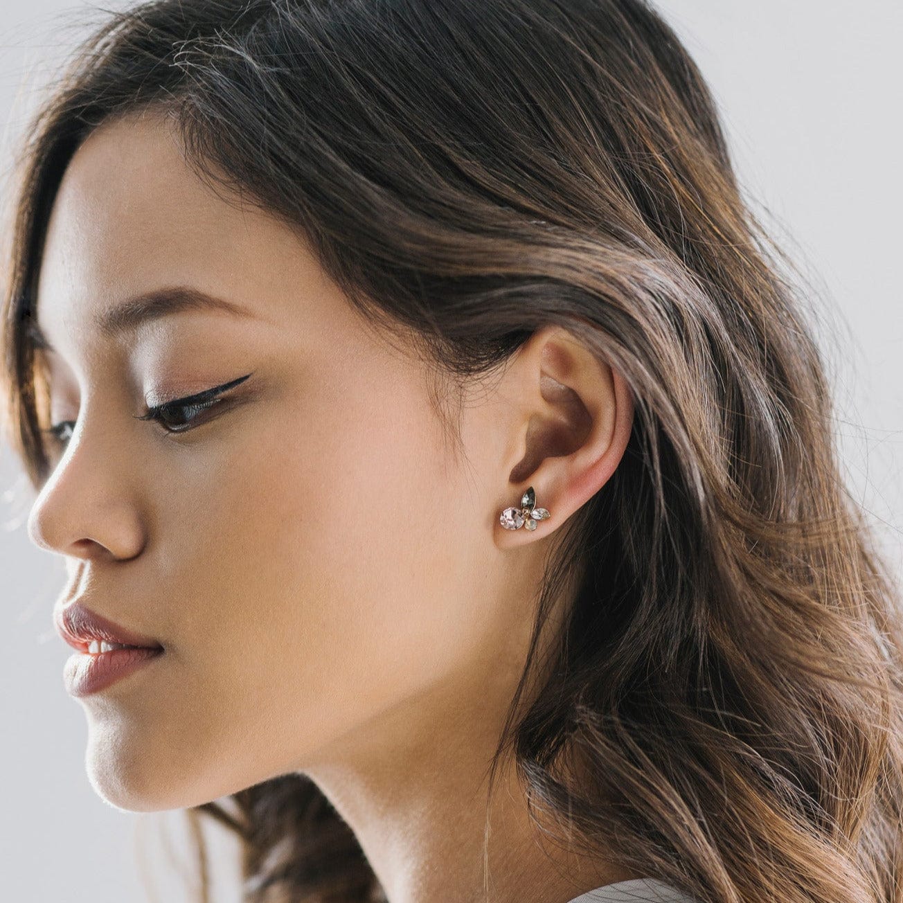 Corsage Post Earrings