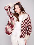Chevron Boucle Jacket