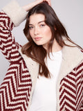 Chevron Boucle Jacket