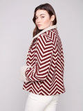 Chevron Boucle Jacket