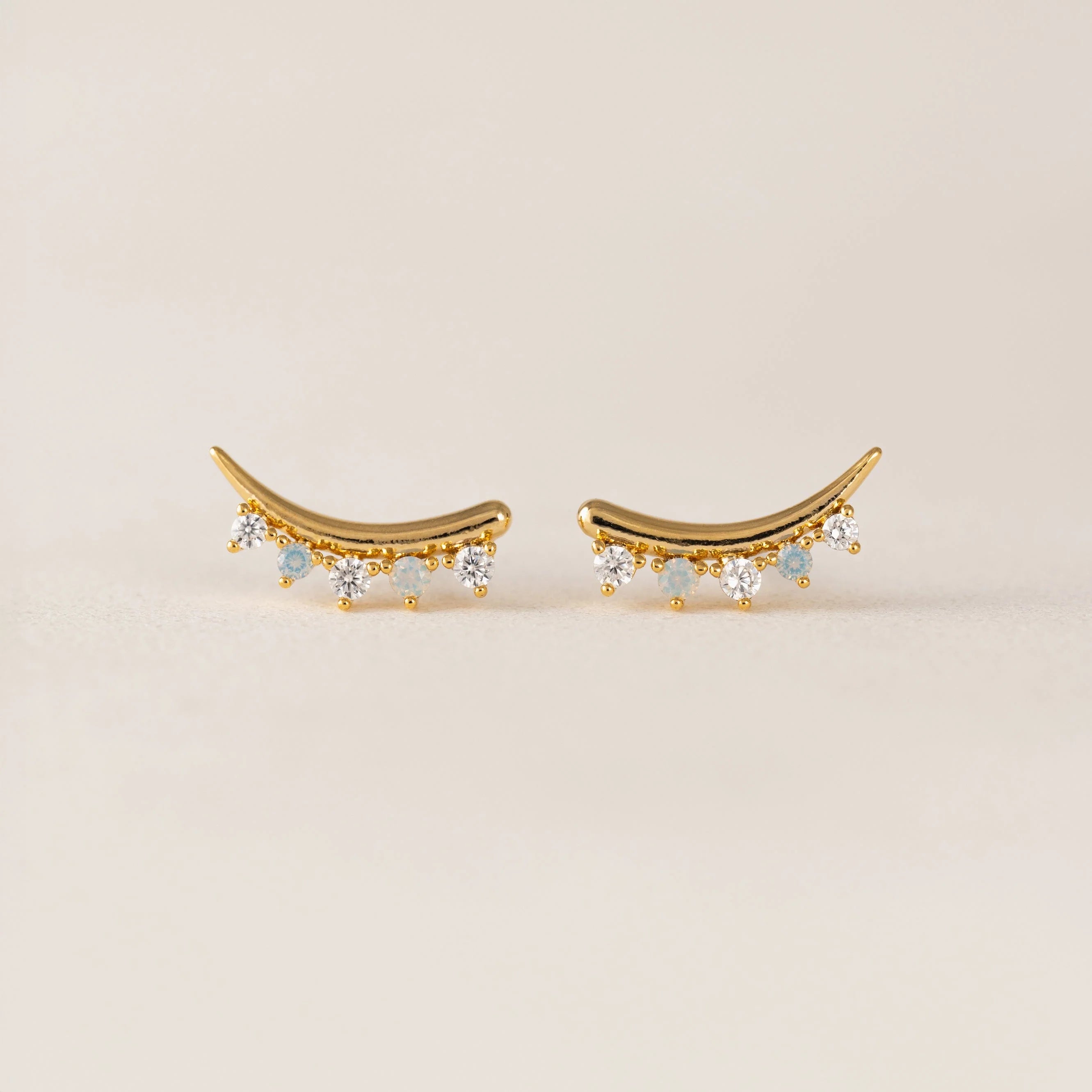 Dewdrop Climber Earrings