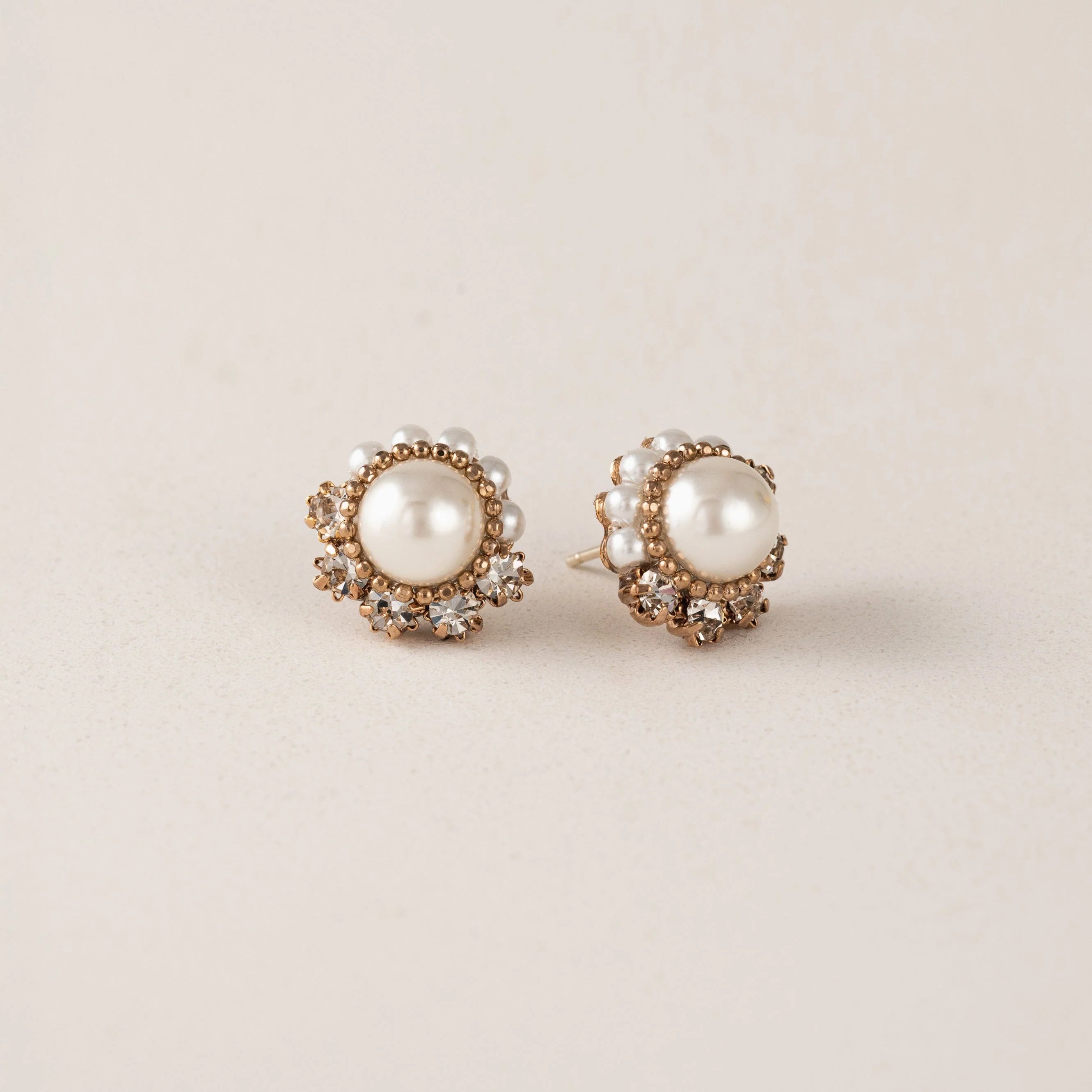 Empress Pearl Stud Earrings
