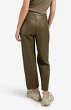 Faux Leather Carrot Fit Trouser
