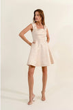 Fit & Flare Jacquard Dress