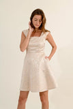 Fit & Flare Jacquard Dress