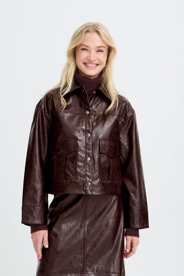 Daina Patent Jacket
