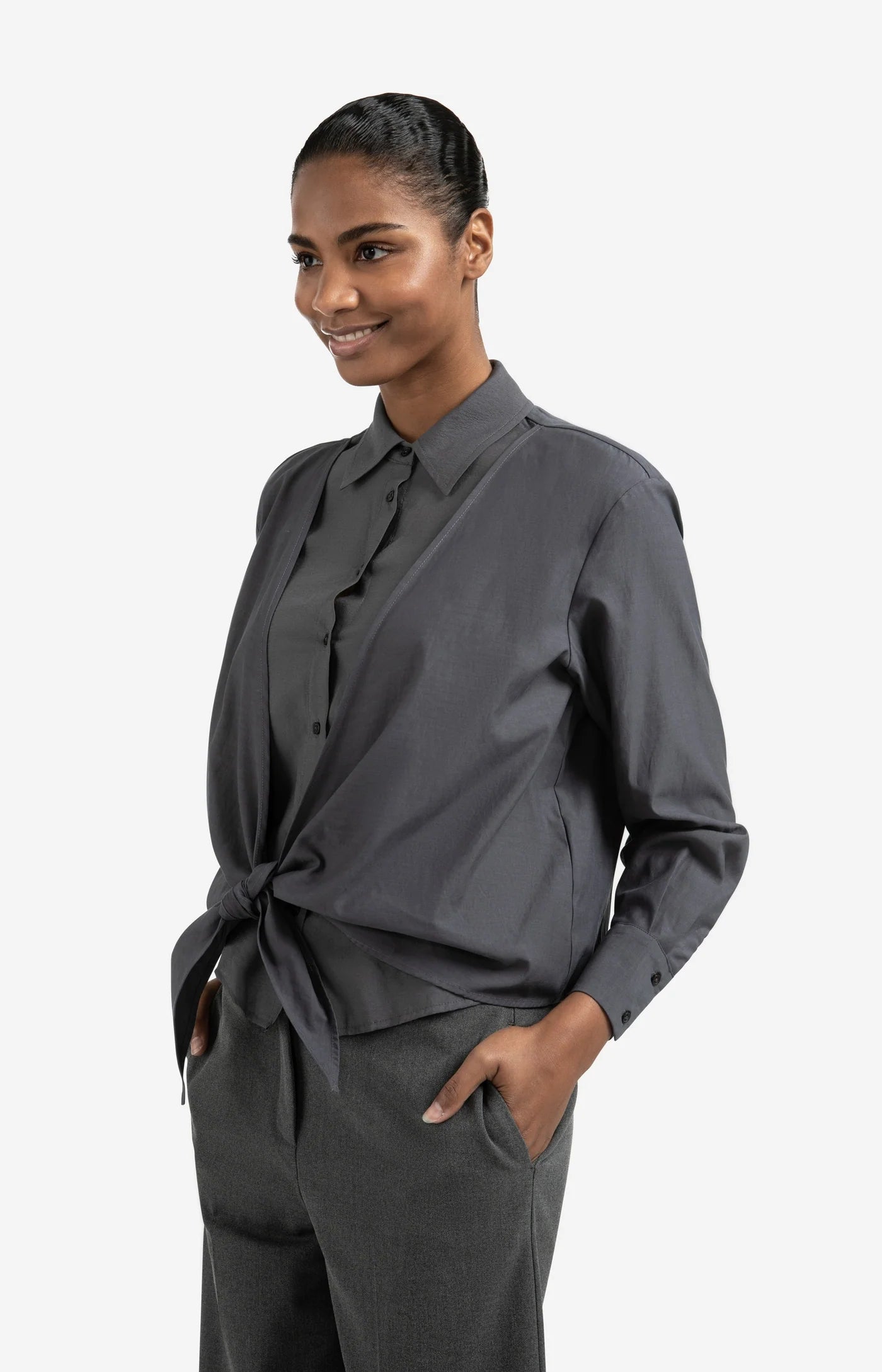Layered Knot Blouse