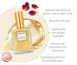 Luxe Shimmer Body Oil Lychee Rose