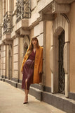Leatherette Long Skirt