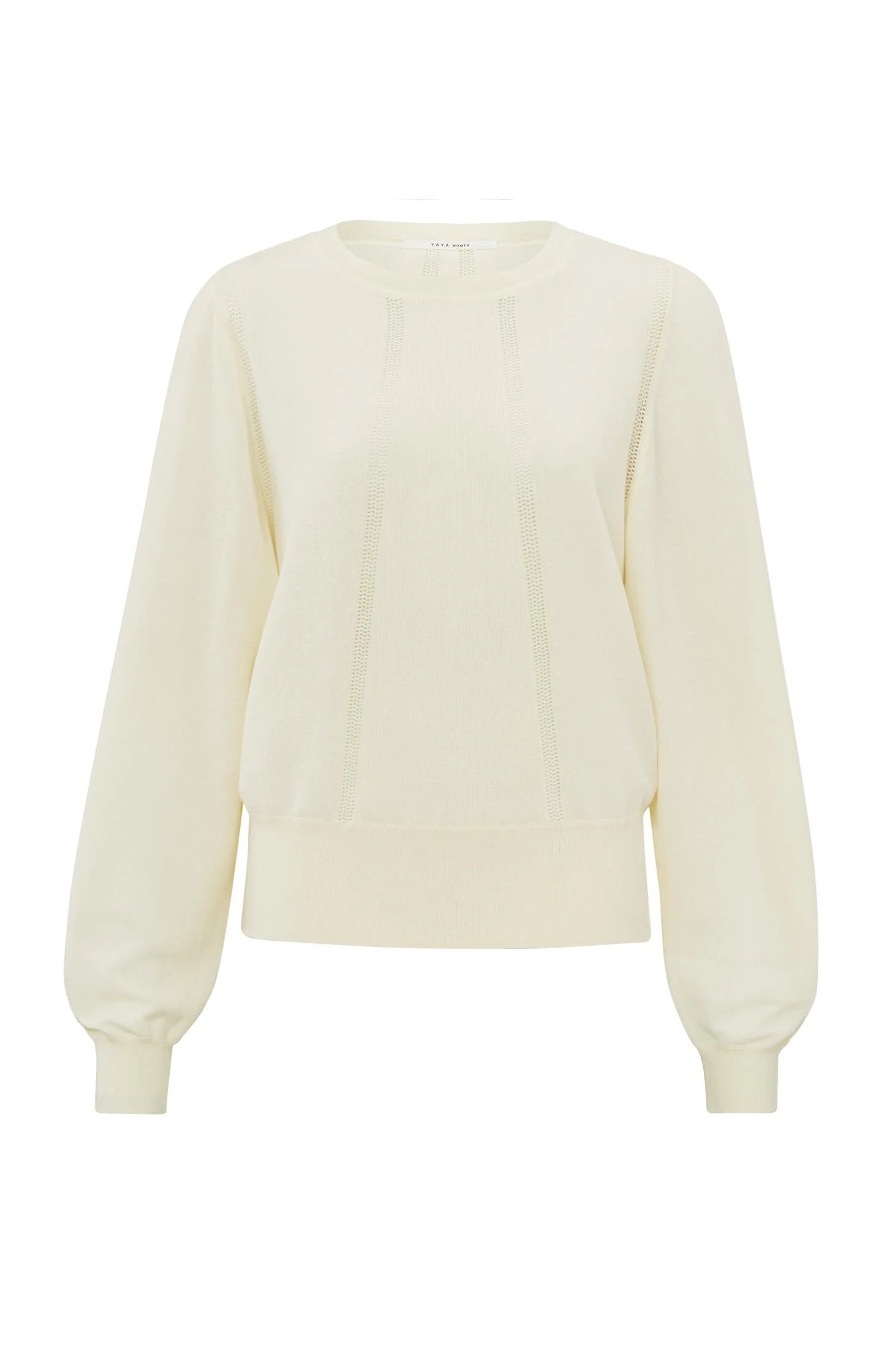 Mesh Detail Knit Top