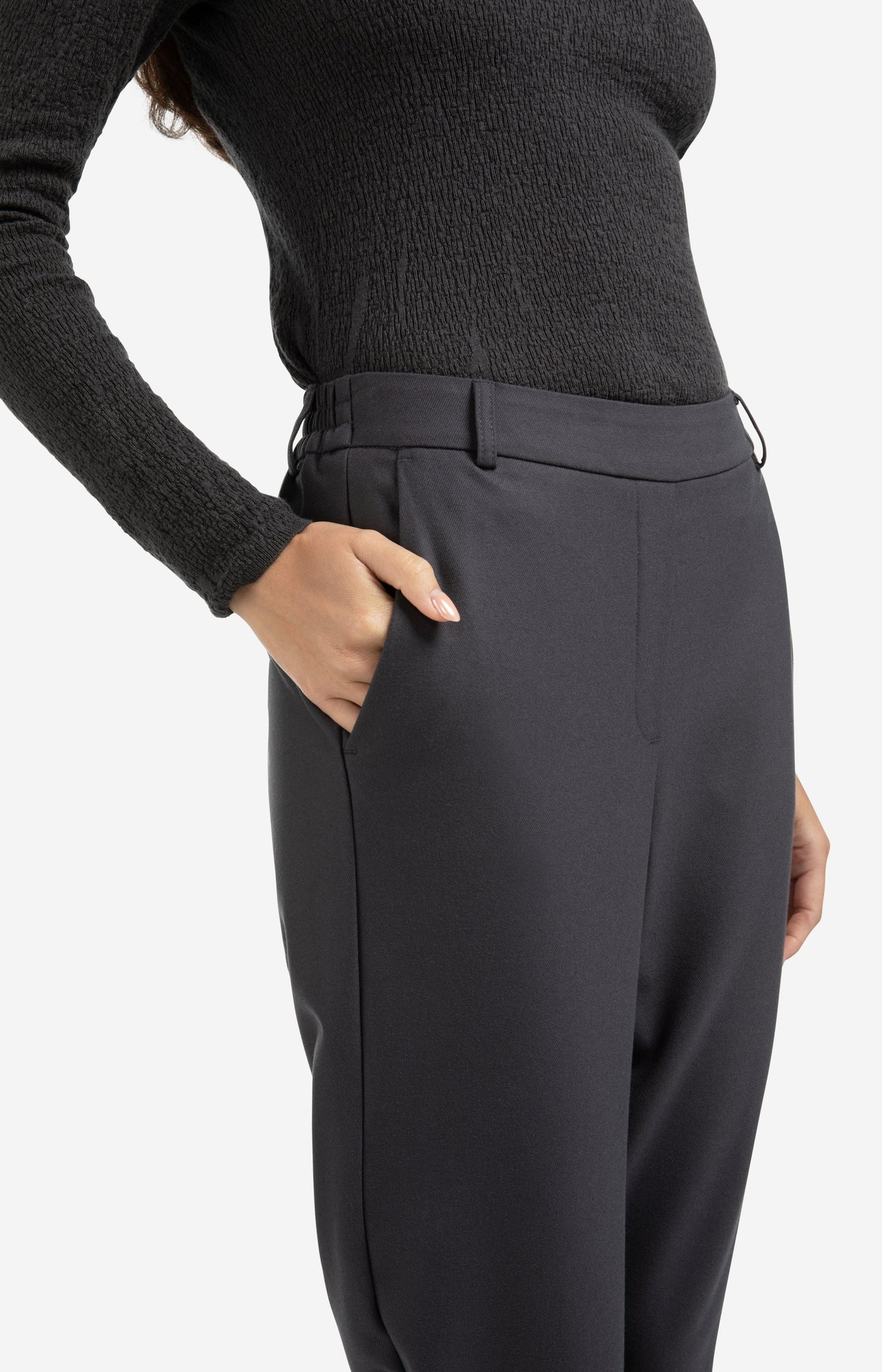 Trousers With Elastic Waistband