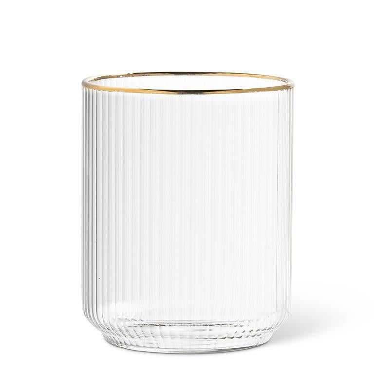 Tight Vertical Optic Tumbler with Gold