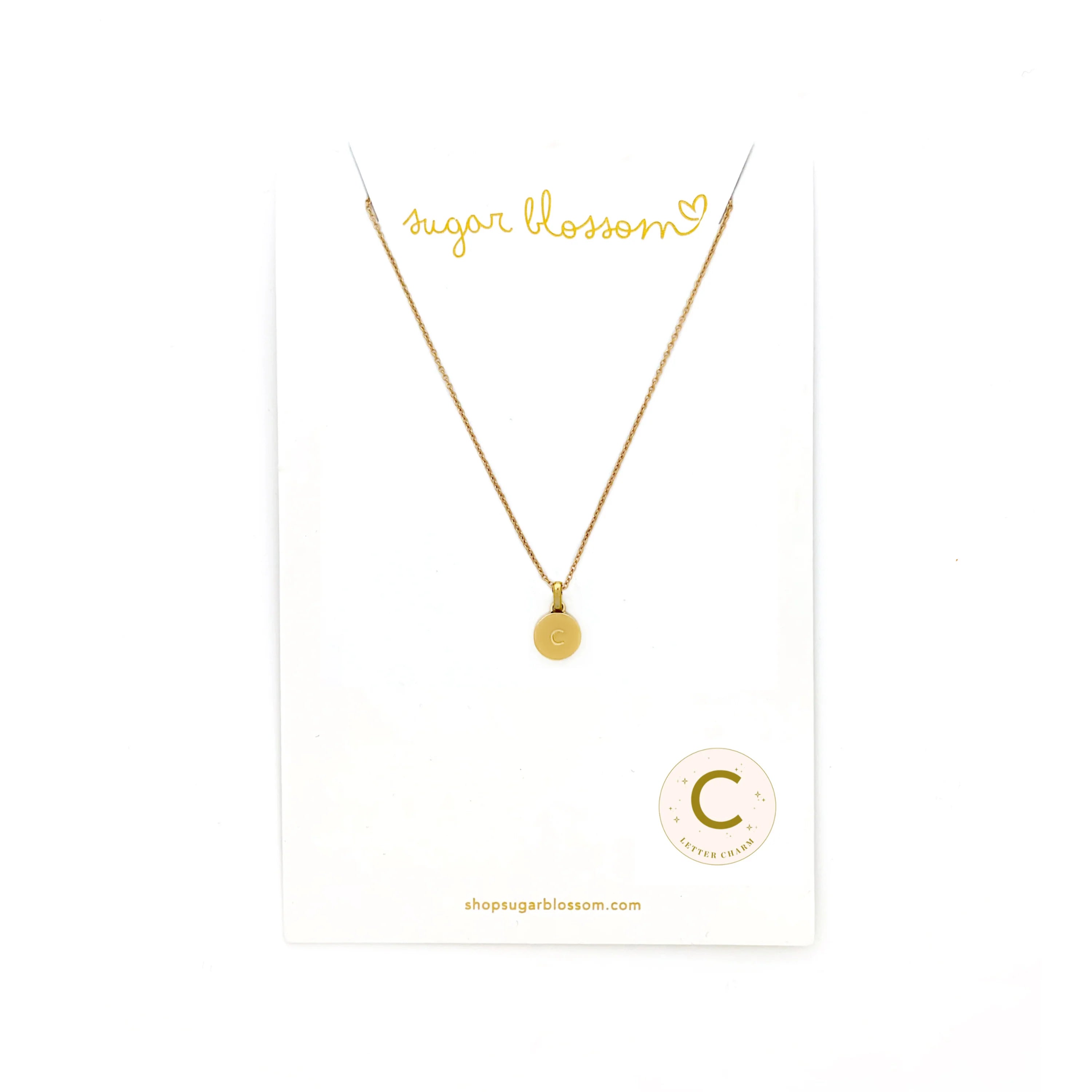 Engraved Initial Necklace