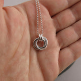 Mini Timeless Love Knot Trio Necklace