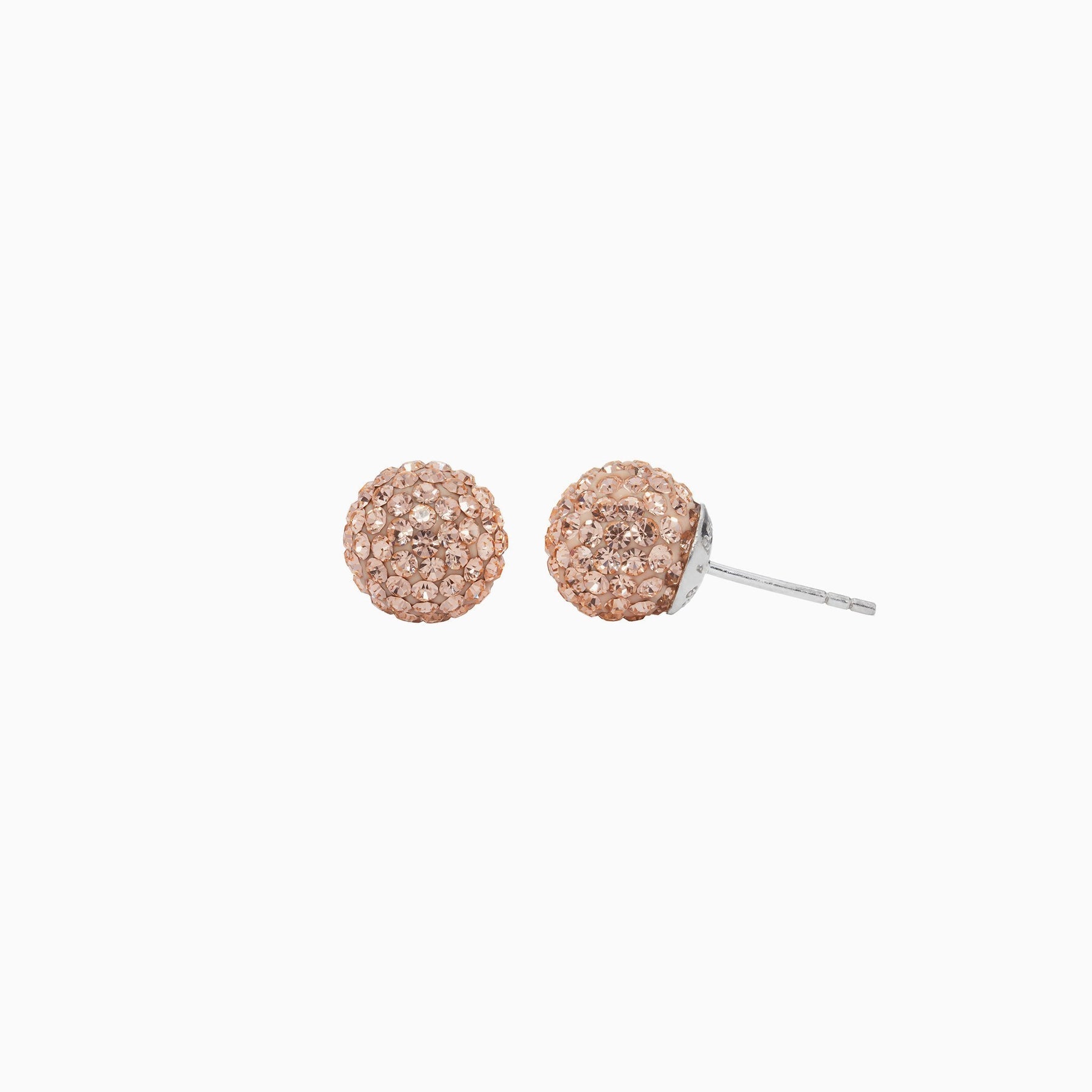 10 mm Sparkle Ball Stud Earrings