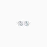 8 mm Birthstone Sparkle Ball Stud Earrings