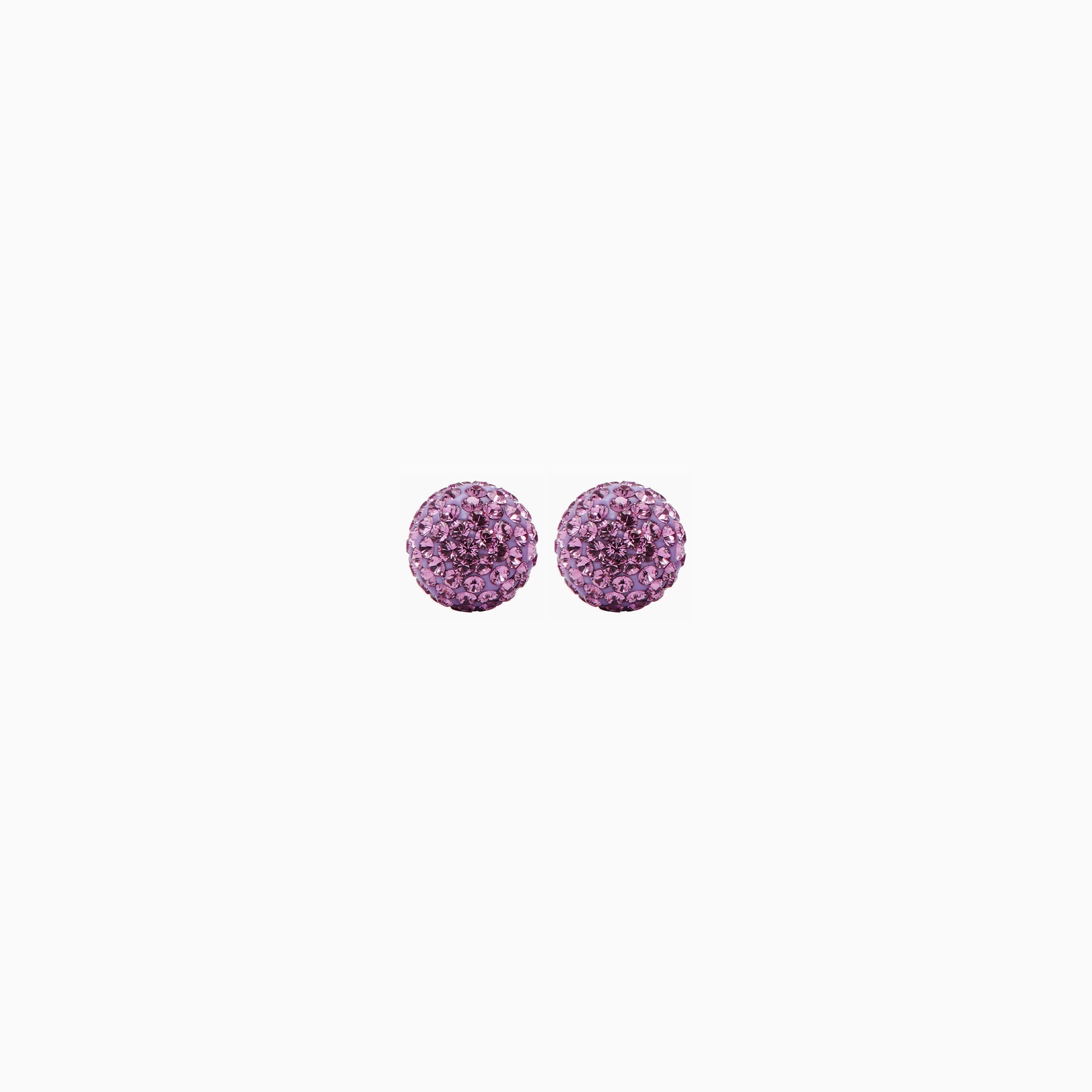 8 mm Birthstone Sparkle Ball Stud Earrings