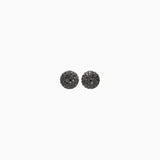 8 mm Sparkle Ball Stud Earrings