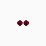 8 mm Birthstone Sparkle Ball Stud Earrings