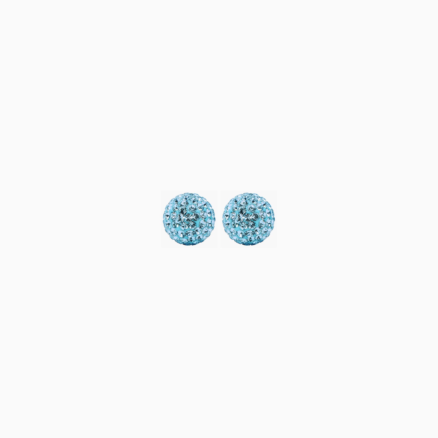 8 mm Birthstone Sparkle Ball Stud Earrings