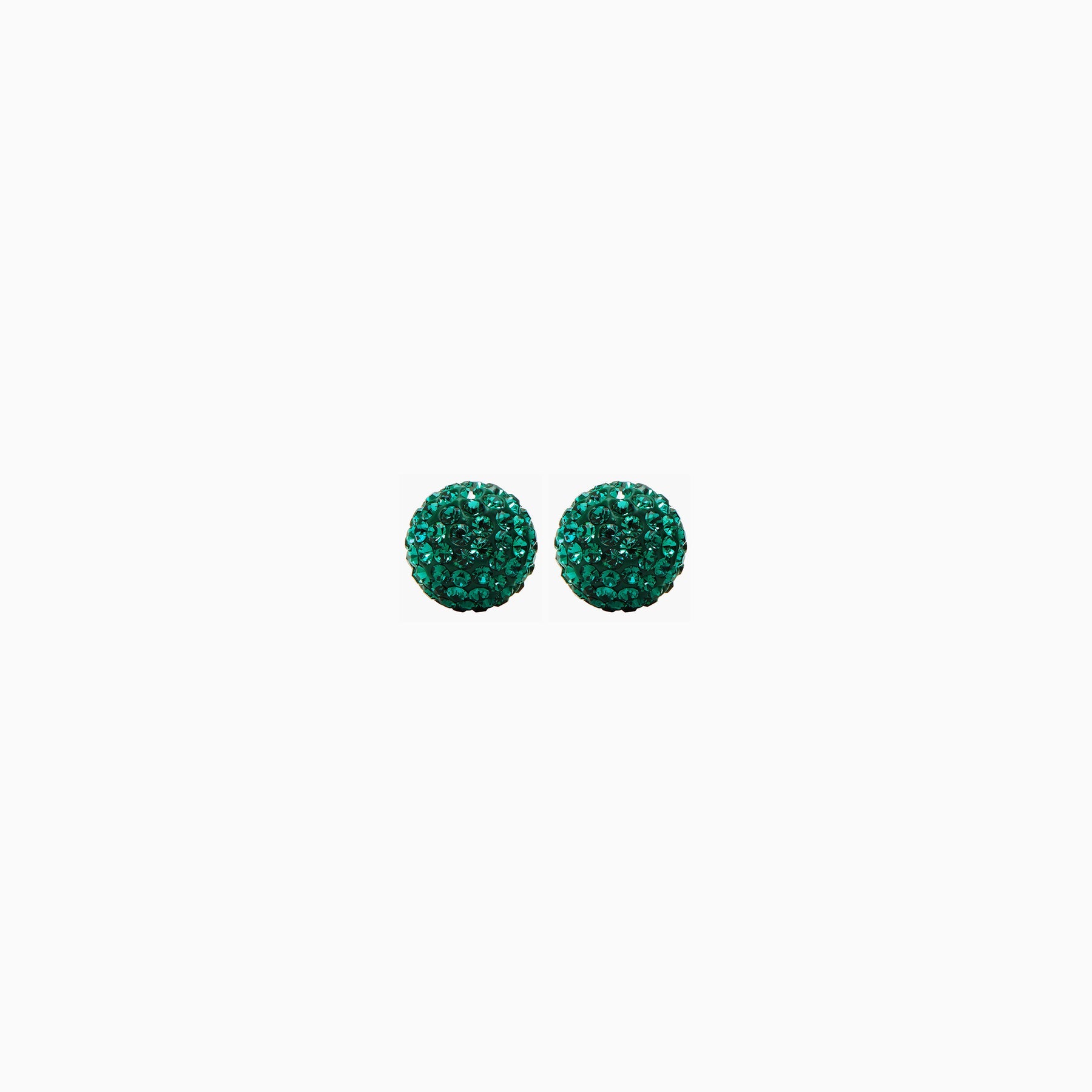 8 mm Birthstone Sparkle Ball Stud Earrings